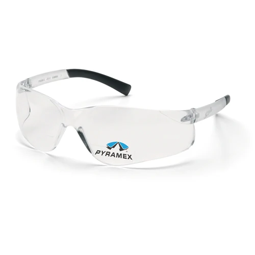 Pyramex S2510R25 Ztek Readers Eyewear Clear +2.5 Lens Safety Glasses with Clear Frame - Moutools