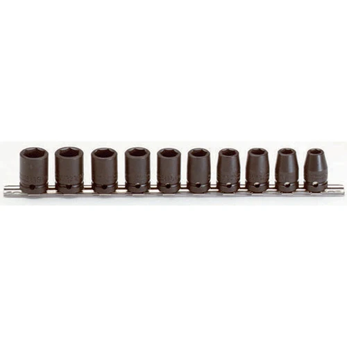 Proto J74202 1/2 Drive 10 Pc. Metric Socket Set - 6 Point - Moutools