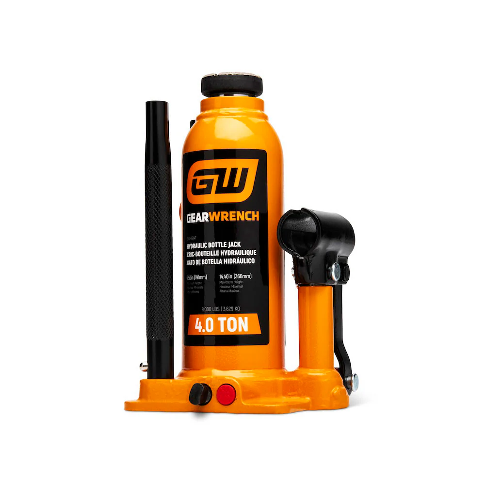 GearWrench GWHBJ4T 4 Ton Hydraulic Bottle Jack - Moutools