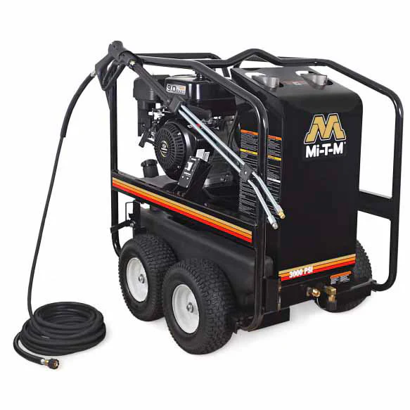 Mi-T-M HSP-3003-3MGR HSP Series Gasoline Direct Drive Hot Water Pressure Washer - Moutools