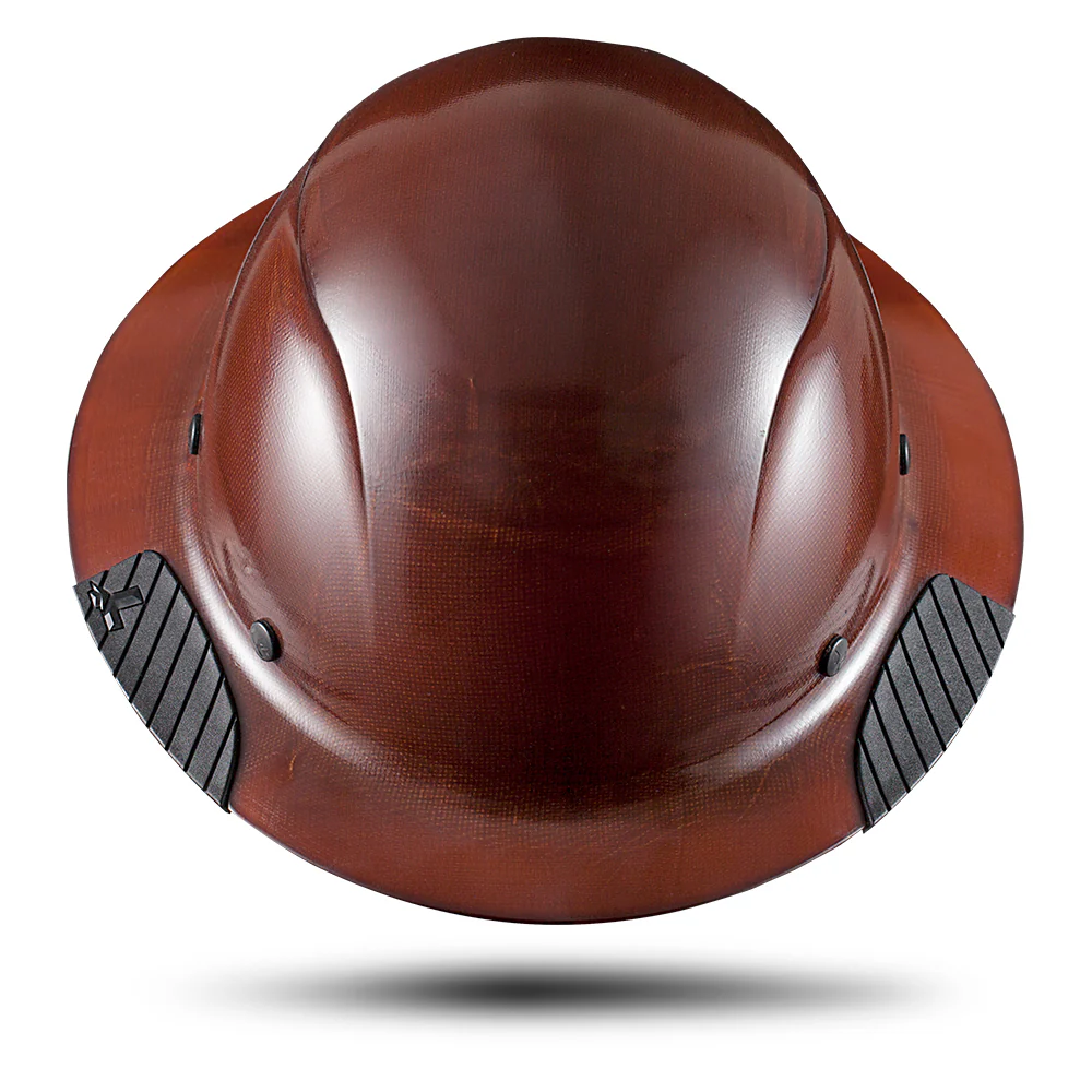 Lift Safety HDF-15NG Dax Fiberglass Composite Full Brim Style Hard Hat -Brown Natural - Moutools