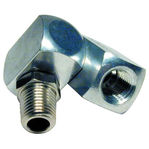 Amflo 344U Uniswivel Air In-Line 360 Degree Swivel Fitting, 1/4-18 Male/Female NPT - Moutools