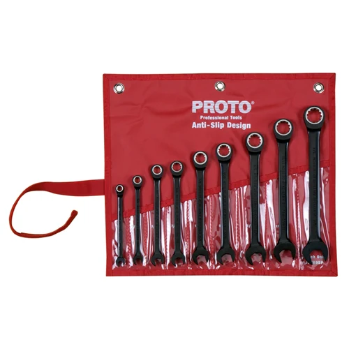 Proto JSCR-9S 9 Piece Ratcheting Spline Wrench Set - Moutools