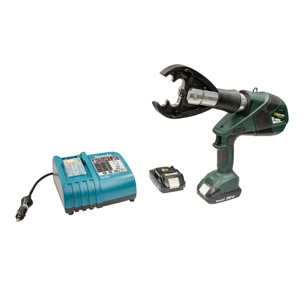 Greenlee EK425PLXDBG12 EK425 PLX 6 Ton, D3/BG Profile Crimper, 2.0Ah Battery, 12V Charger - Moutools