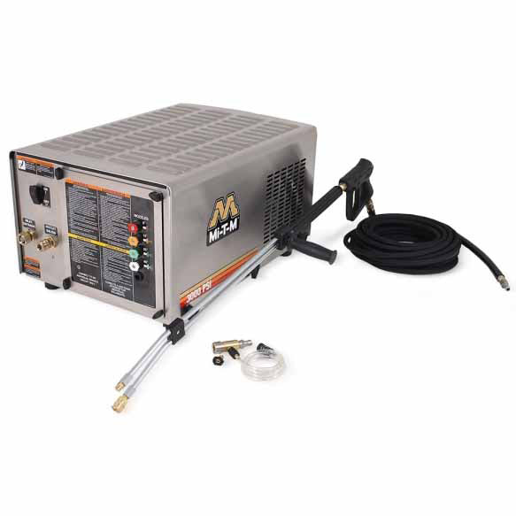 Mi-T-M CW-3004-SME3 CW Premium Series Electric Belt Drive Cold Water Pressure Washer - Moutools