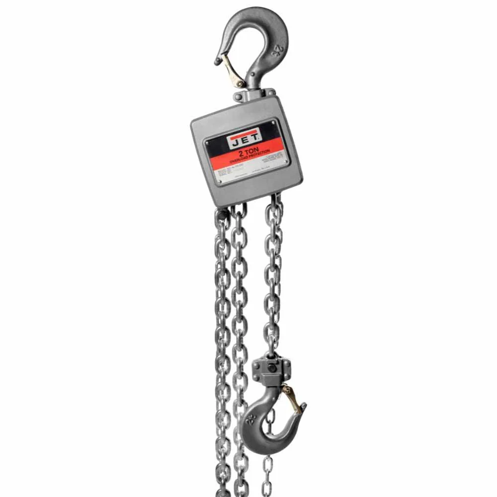 Jet JT9-133215 AL100-200-15  2 Ton Hand Chain Hoist with 15' of Lift - Moutools