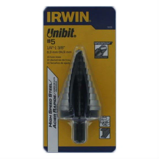 Irwin 10235 #5 Unibit 1/4