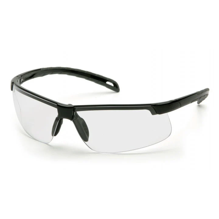 Pyramex SB8610DTM Ever-Lite Clear H2MAX Anti-Fog Lens Safety Glasses with Black Frame - Moutools
