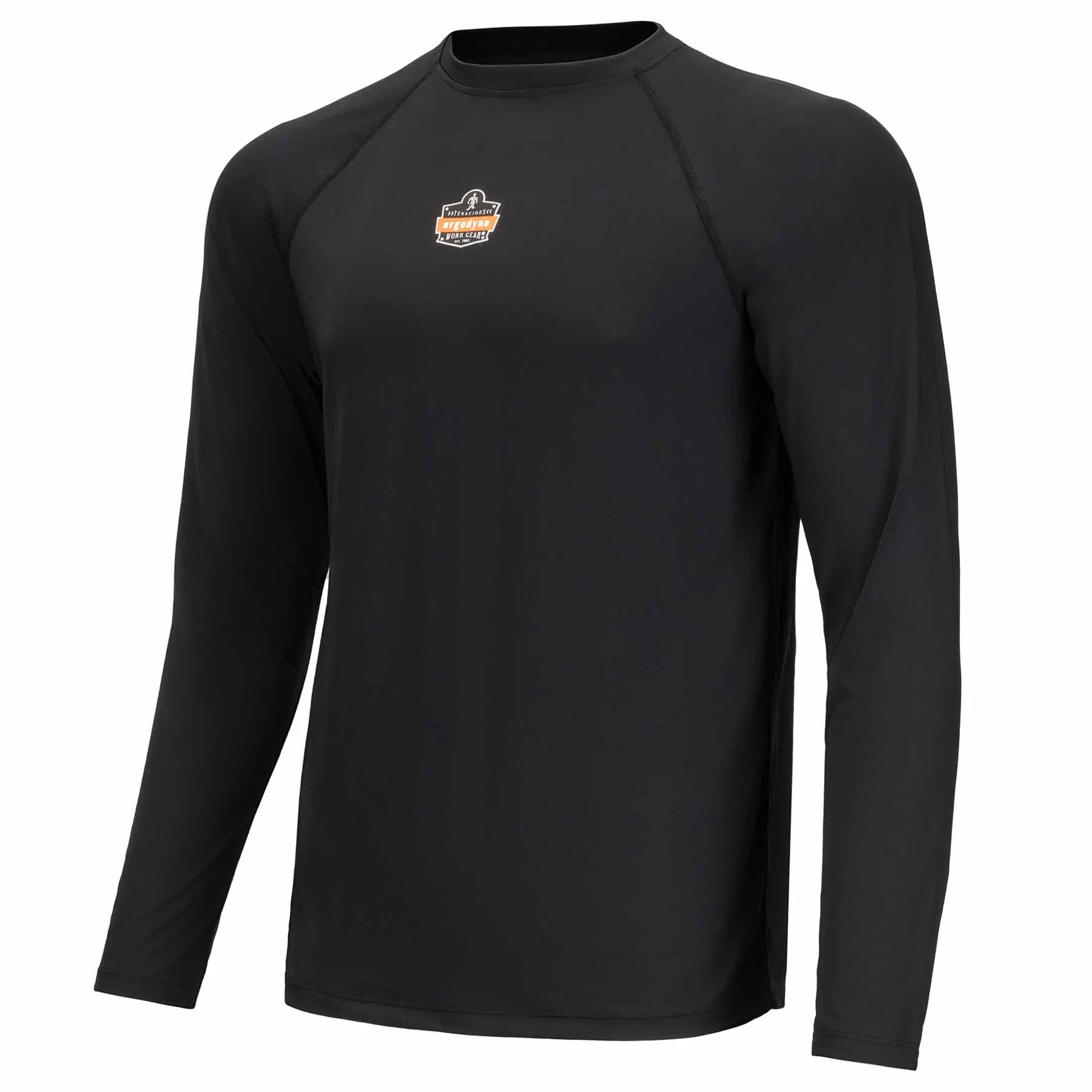Ergodyne 40235 6436 XL Black Long Sleeve Lightweight Base Layer Shirt - Moutools