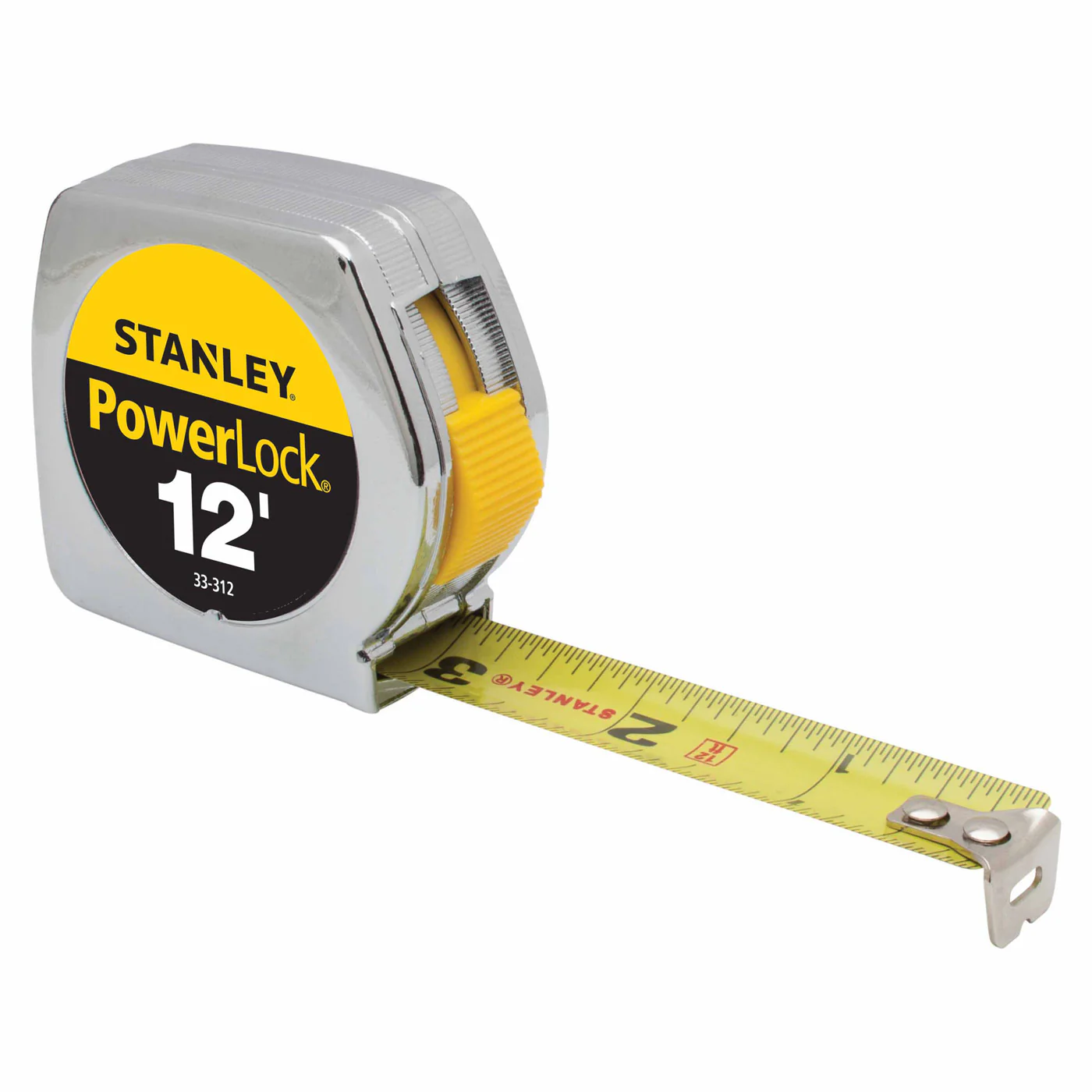 Stanley 33-312 PowerLockTape Rule w/ Metal Case 3/4