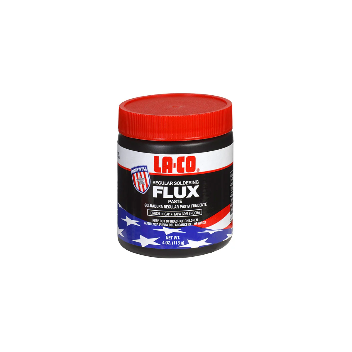 La-Co 22194 Soldering Flux, 4 oz, 48 Pack, brush in cap - Moutools