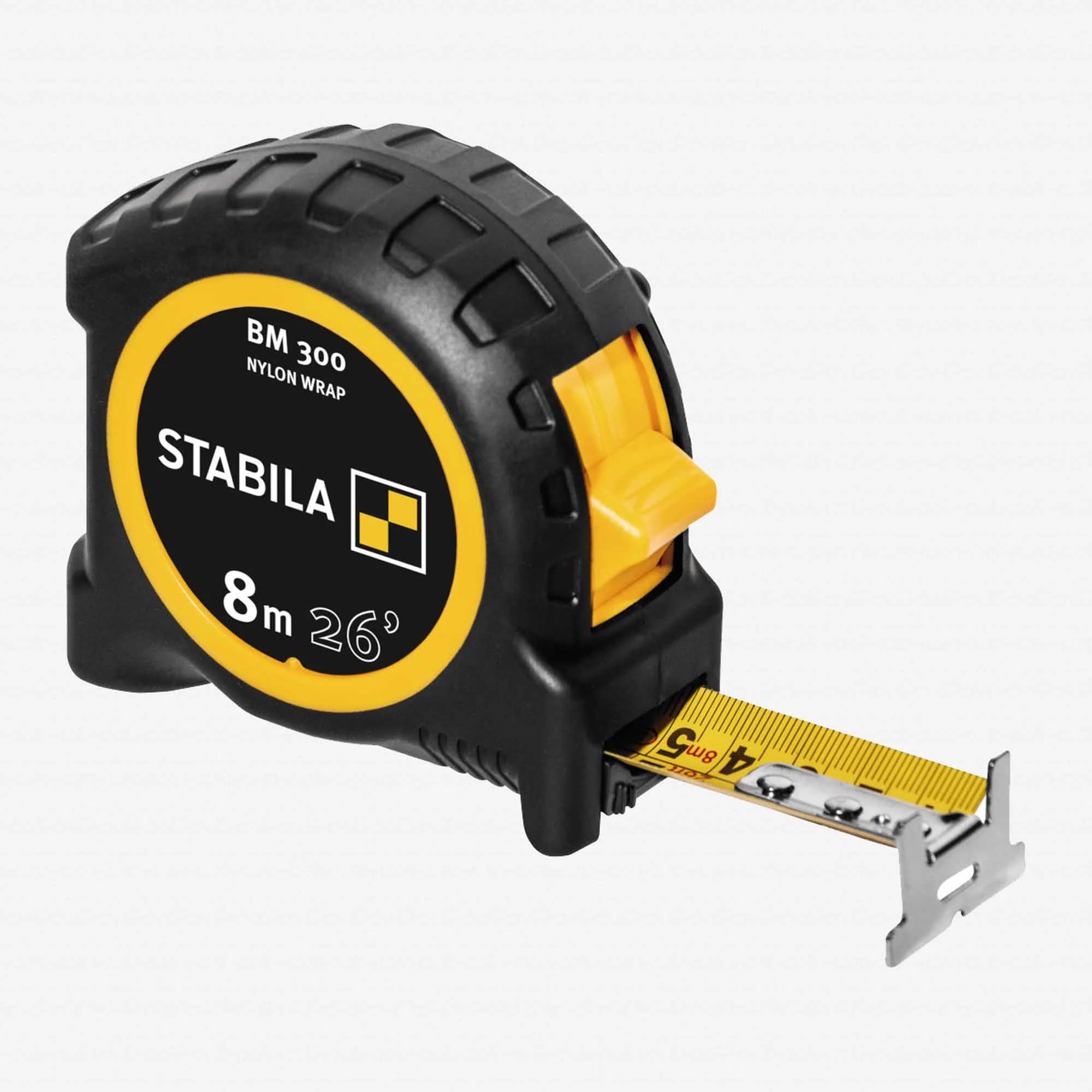 Stabila 30526  26' Pocket Tape BM 300, Imperial Scale Extremely Robust - Moutools