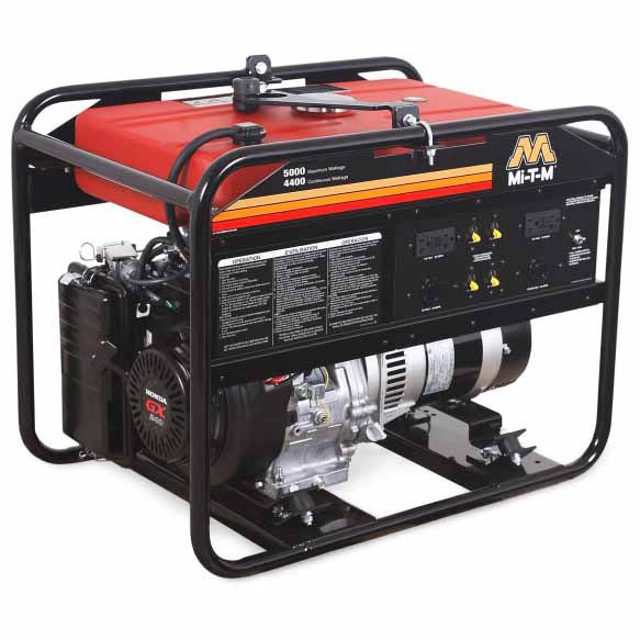 Mi-T-M GEN-5000-0MH0 5000-Watt Gasoline Portable Generator - Moutools