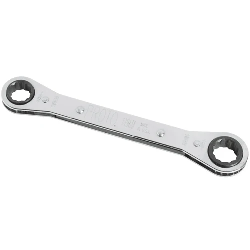 Proto J1195M-A 15 mm X 17 mm Metric Ratcheting Box Wrench - 12 Point - Moutools