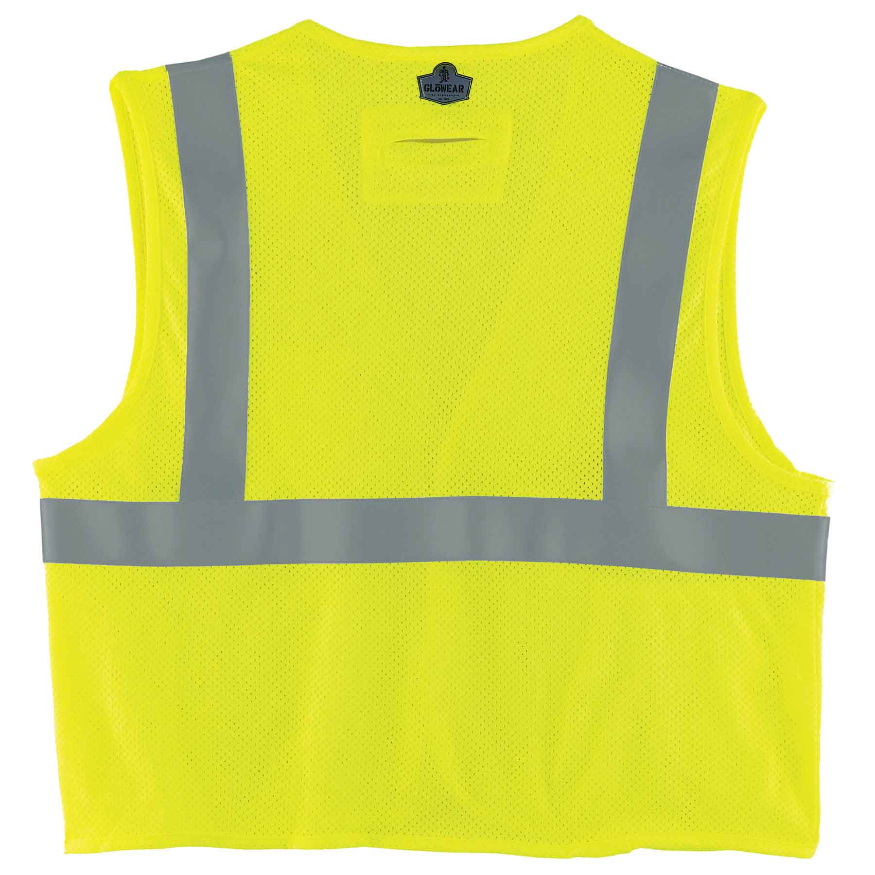 Ergodyne 21499 GloWear 8260FRHL Type R Class 2 FR Modacrylic Vest, 4XL/5XL, HV Lime - Moutools