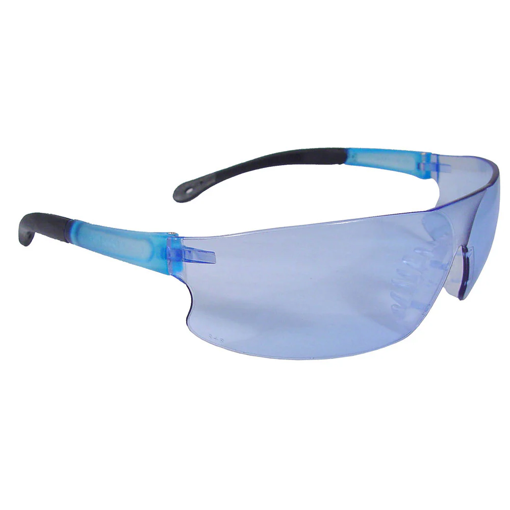 Radians RS1-B Rad-Sequel Safety Eyewear, Light Blue Frame & Lens - Moutools