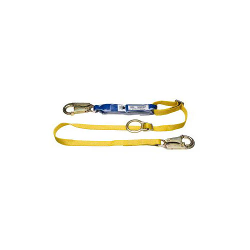 Werner C311103 6' DeCoil Tie-Back Adjustable Single Leg Lanyard - Moutools