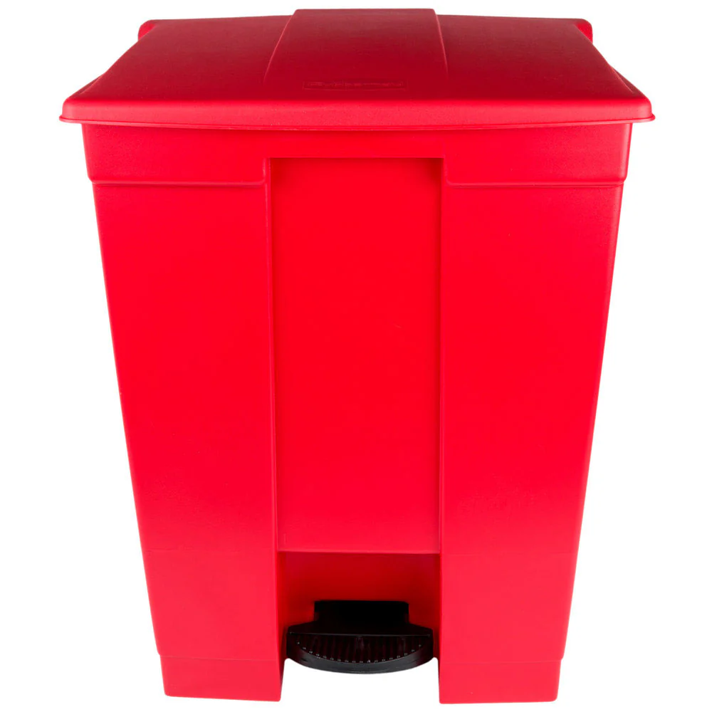 Rubbermaid FG614500RED Step-On Container/Trash Can - Moutools