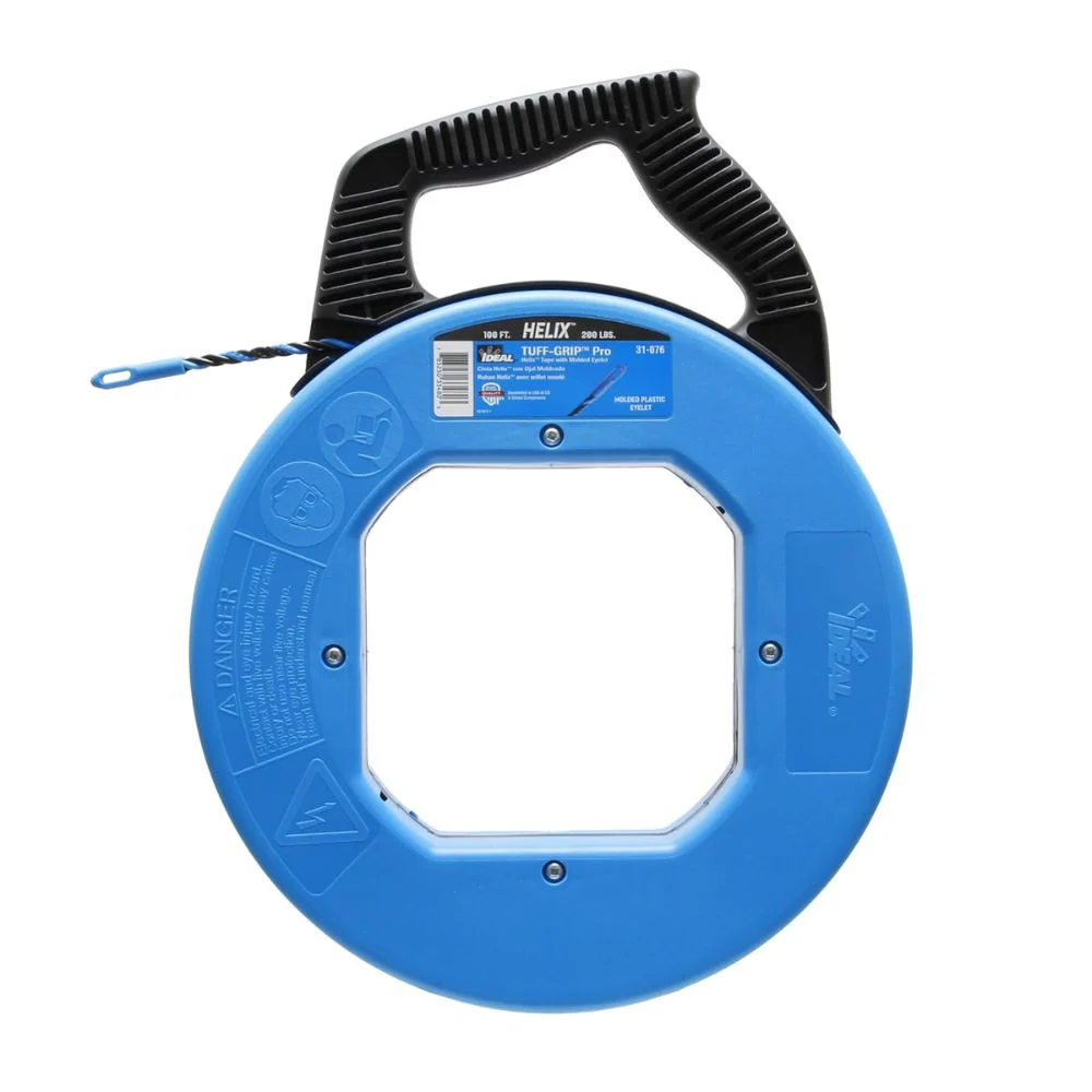 Ideal 31-076 Fish Tape, 100' Helix, Molded Tip - Moutools