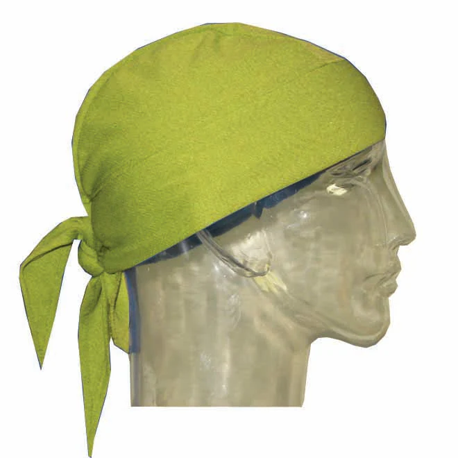 Techniche 6536-HV Hyperkewl Cooling Skull Cap Bandana HiVis Lime - Moutools
