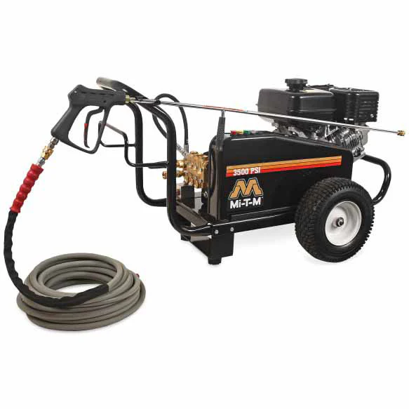 Mi-T-M CW-3504-5MGS CW Premium Series Belt Drive Cold Water Pressure Washer - Moutools