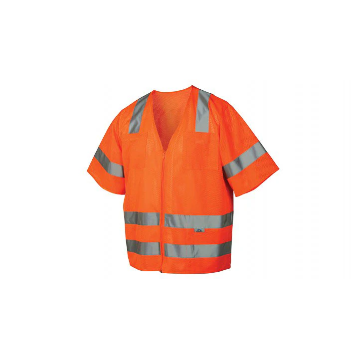 Pyramex RVZ3120X2 Safety Vest - Hi-Vis Orange - Size 2X Large - Moutools