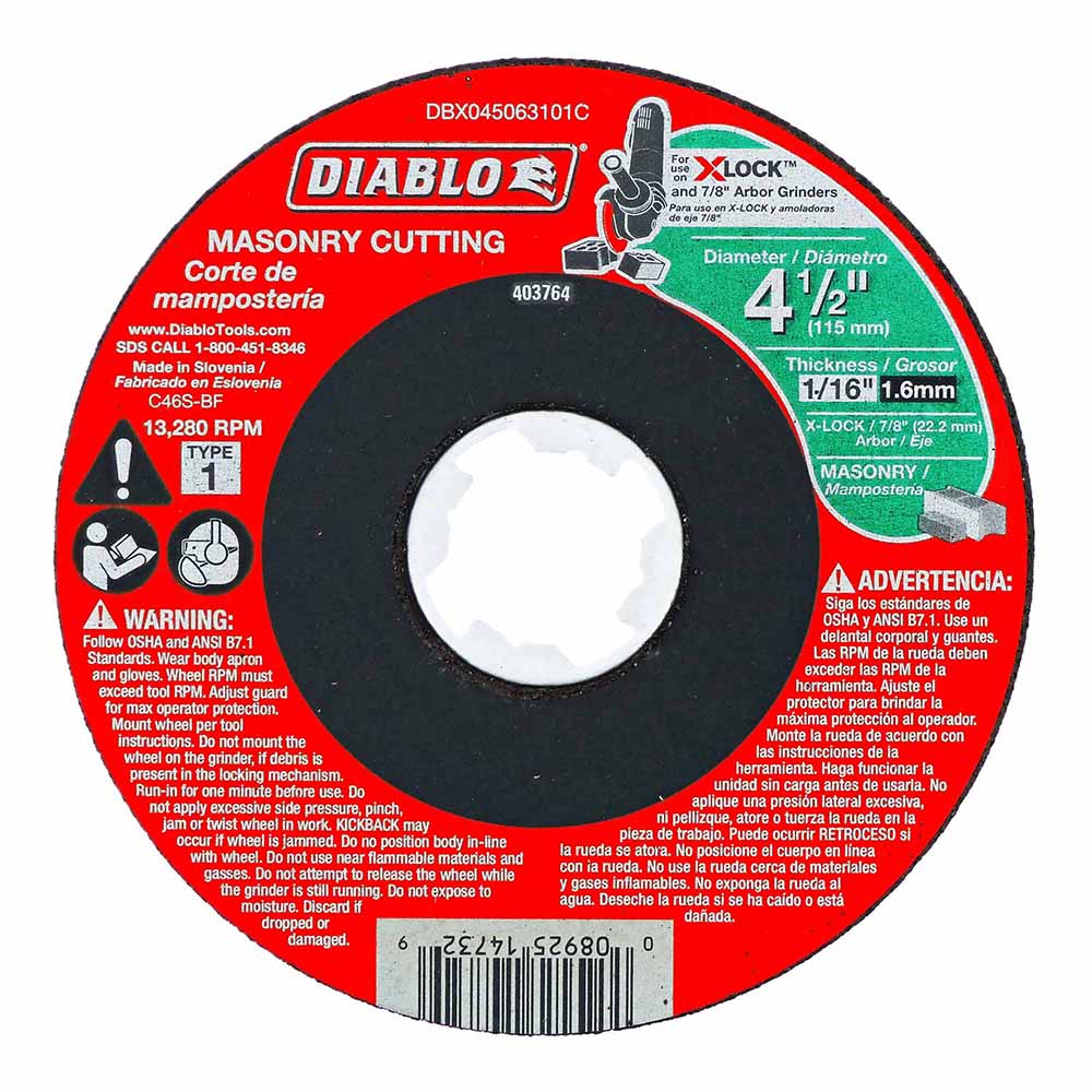 Diablo DBX045063101C 4-1/2