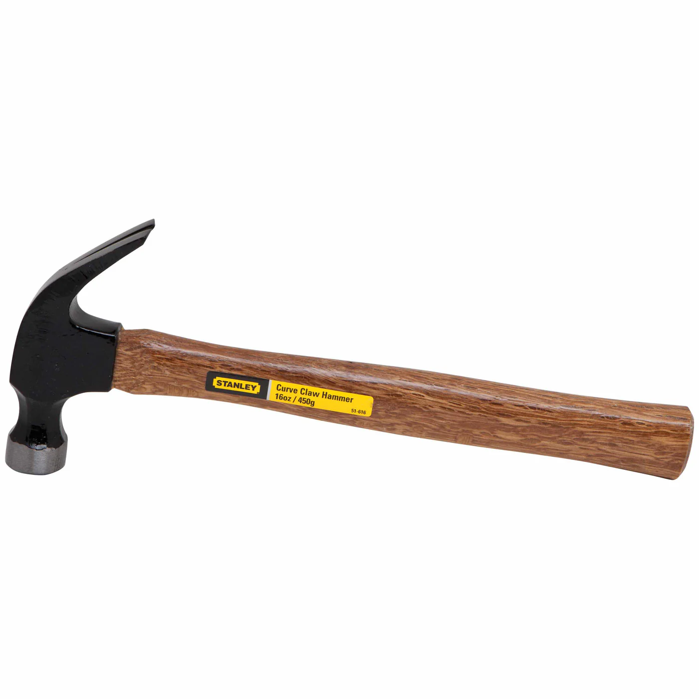 Stanley 51-616 Hickory Handle Nailing Hammer Cc – 16 Oz - Moutools