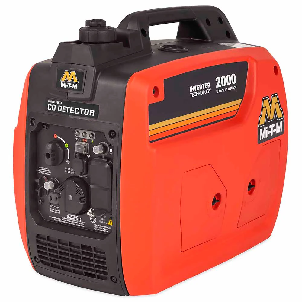 Mi-T-M GEN-2000-IMM1 2000-Watt Gasoline Inverter Generator - Moutools