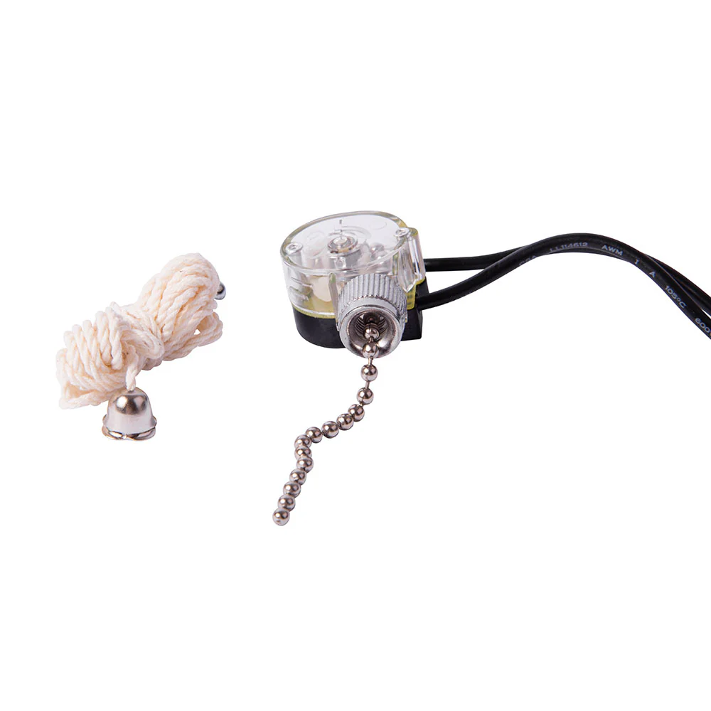 Gardner Bender  GSW-31 Nickel Pull Switch SPST 6A 125 VAC O/F - Moutools