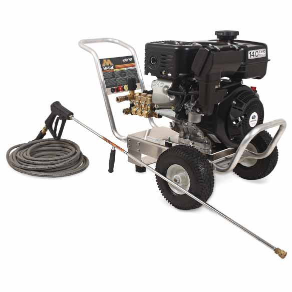 Mi-T-M CA-4004-1MAS CA Aluminum Series Gasoline Direct Drive Cold Water Pressure Washer - Moutools