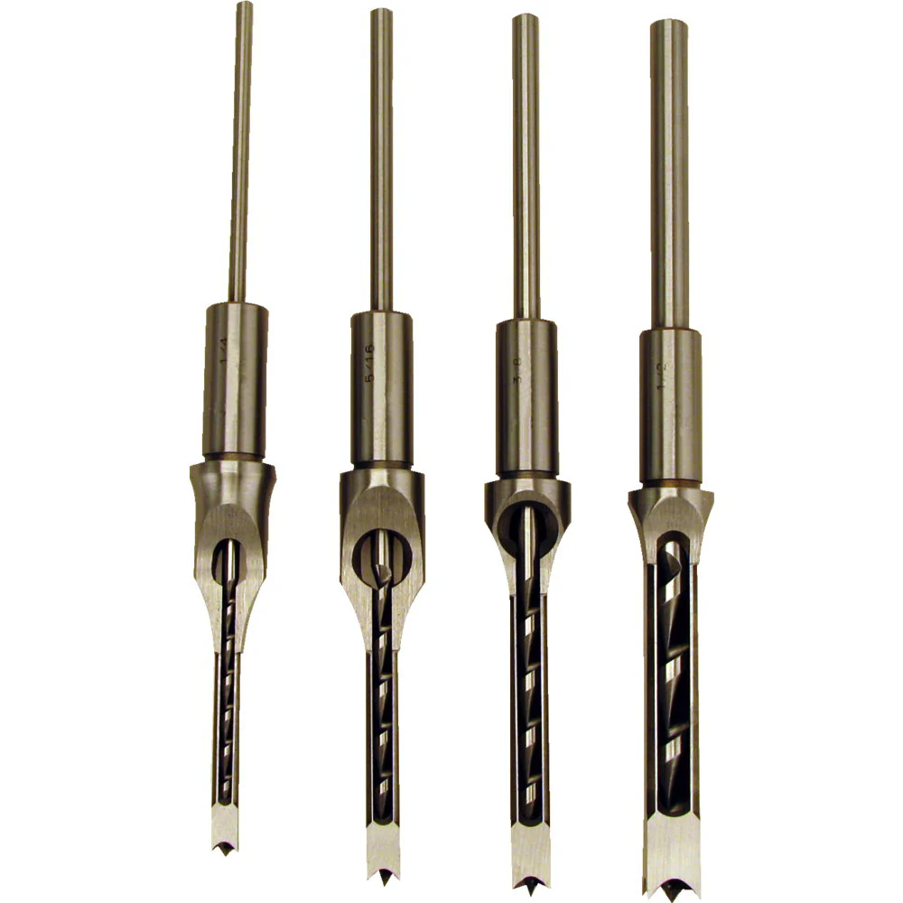 Powermatic PM9-1791096 Set of 4 Premium Mortise Chisel & Bits - Moutools