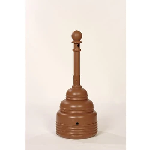 Eagle 1208BROWN SafeSmoker Receptacle - Poly w/Metal Bucket-Brown - Moutools