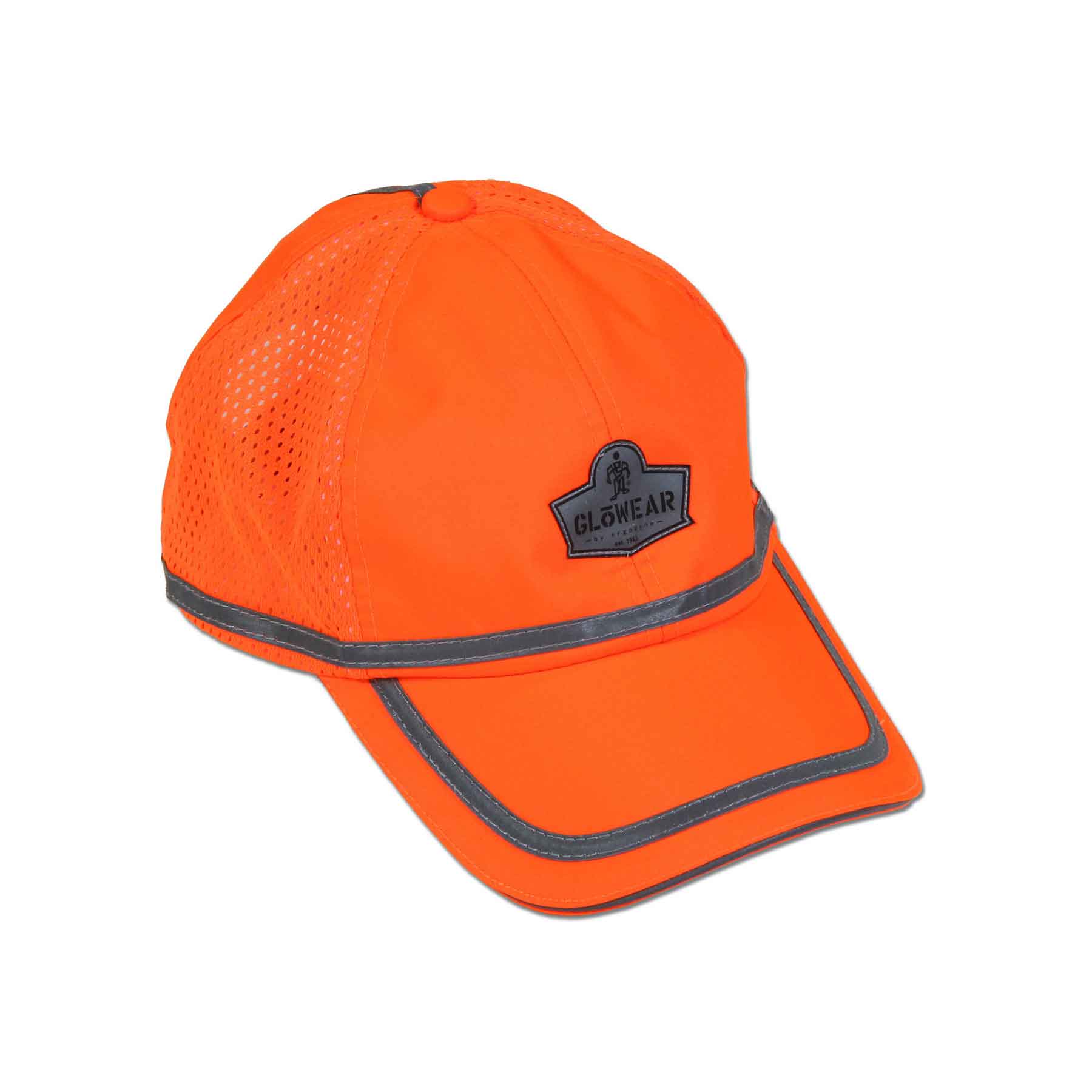 Ergodyne 23238 GloWear 8930 Hi-Vis Baseball Cap, HV Orange - Moutools