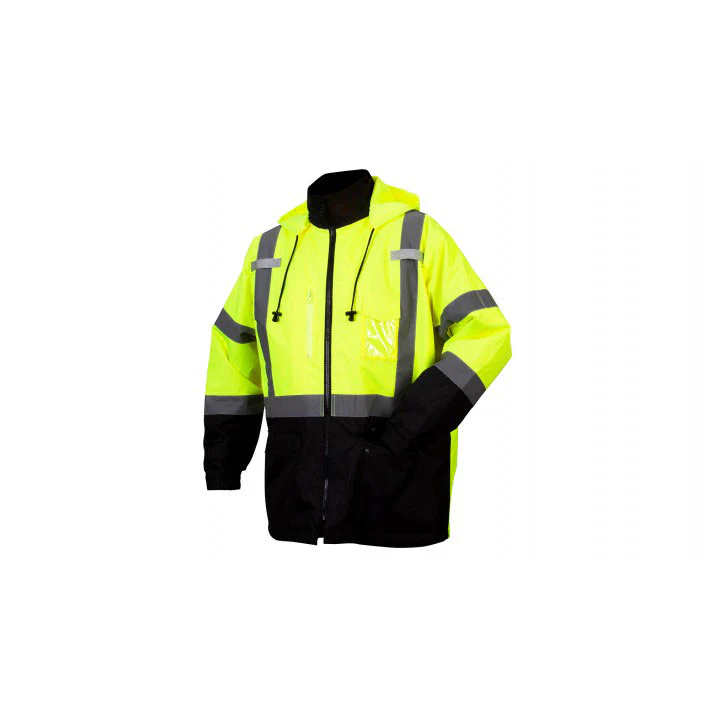 Pyramex RP3110X5 Class 3 Parka In Lime - 5X Large - Moutools