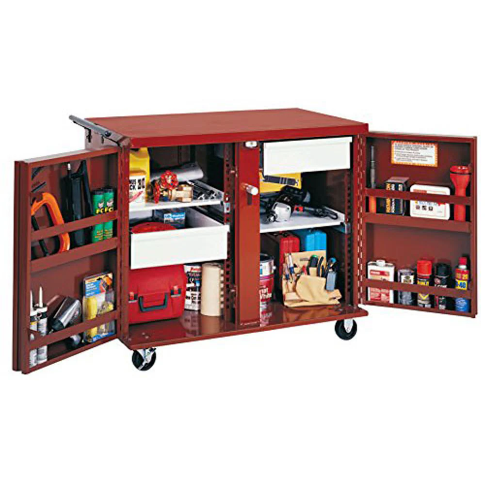 Crescent Jobox 678990 Rolling Work Bench - 6 Drawers, 1 Shelf, 6