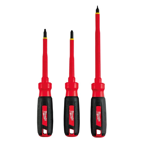 Milwaukee 48-22-2202 3PC 1000V Insulated Screwdriver Set - Moutools