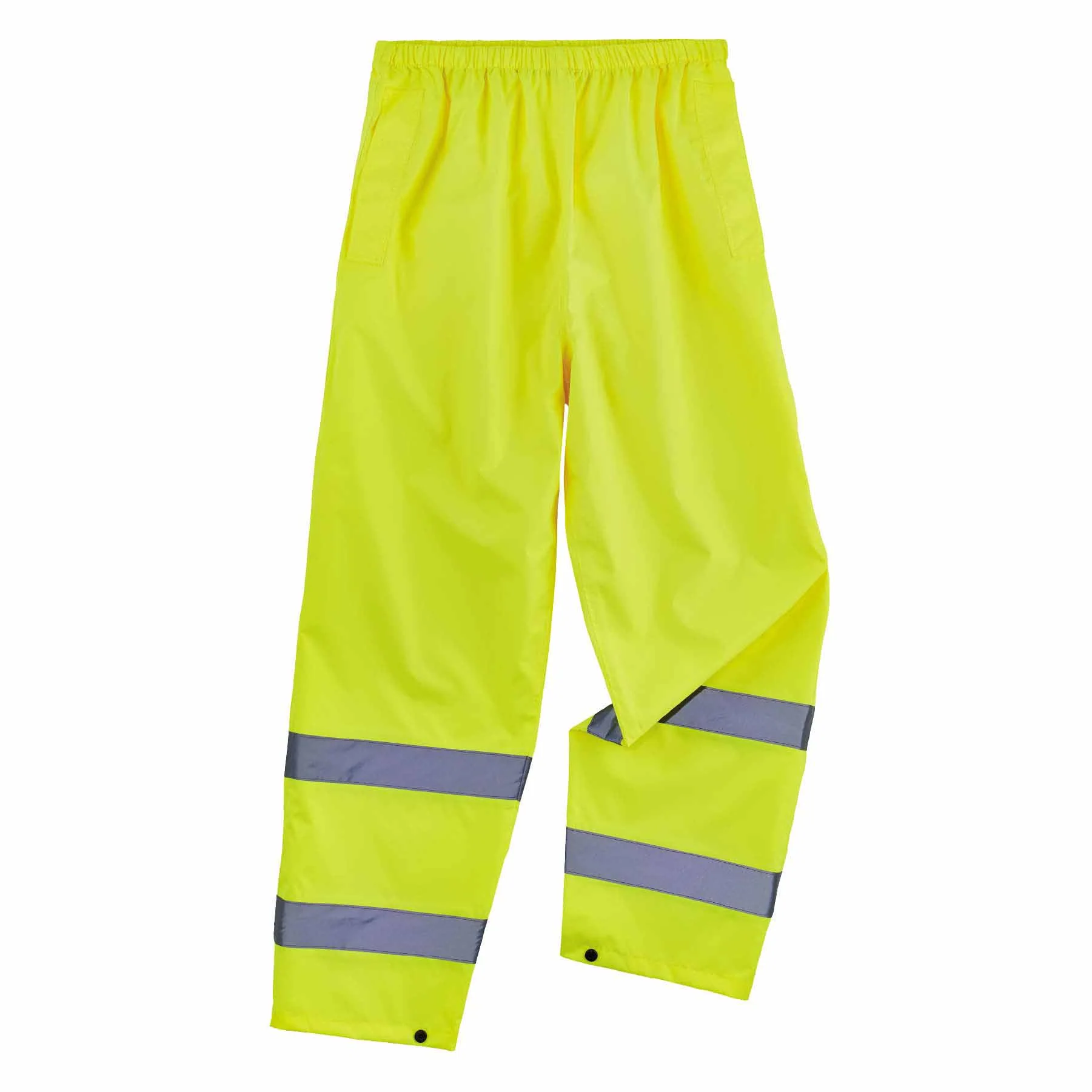 Ergodyne 25344 8916 L Lime Class E Lightweight Hi-Vis Rain Pants - Moutools