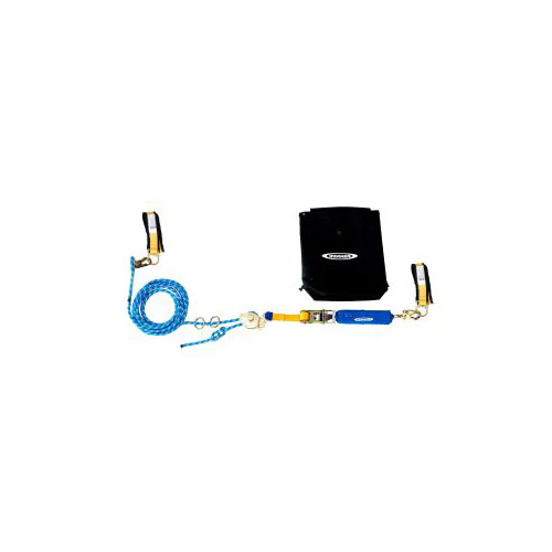 Werner L102060 60' 2-Man Rope Horizontal Lifeline System w Cross-Arm Strap - Moutools