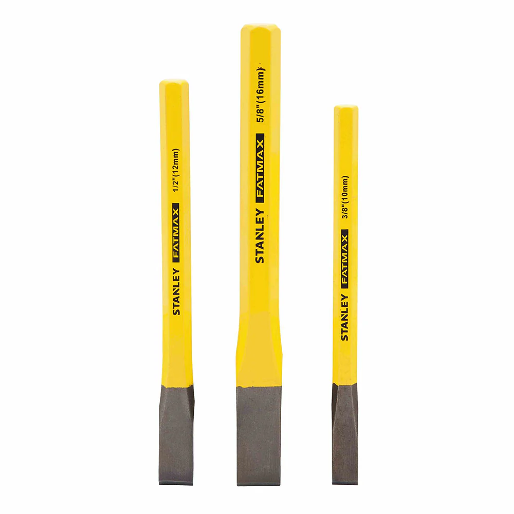 Stanley FMHT16553 Fatmax 3 Pieces Cold Chisel Set - Moutools