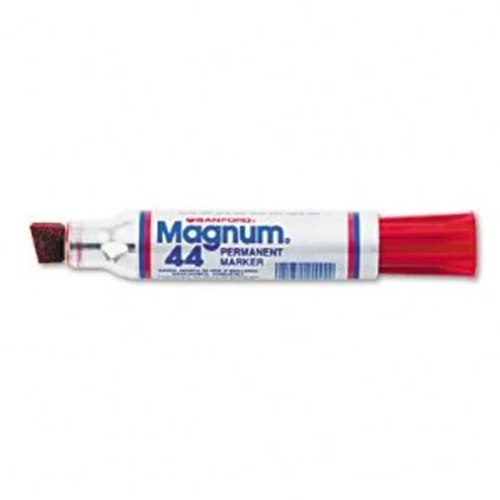 Sharpie 44002 Chisel Point Oversized Magnum Permanent Marker, Red - Moutools