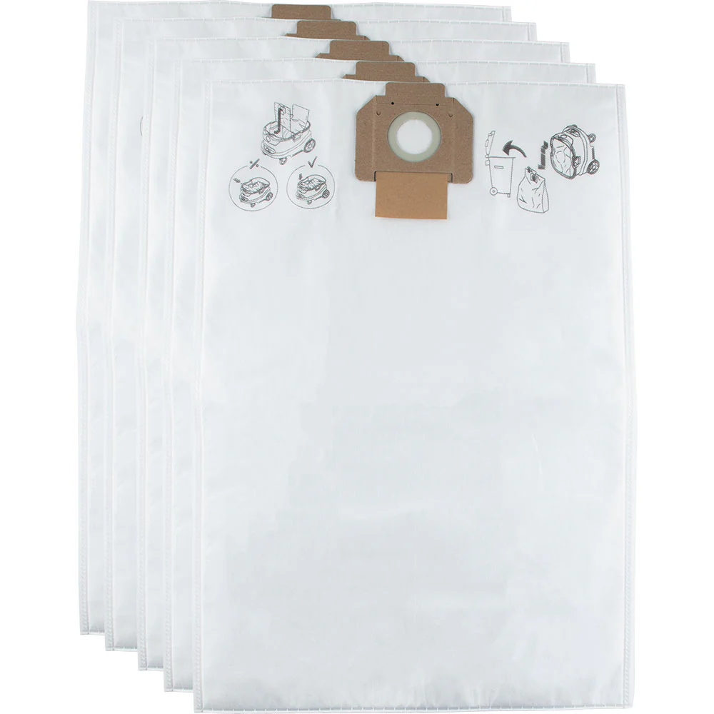 Makita W107418353 Fleece Filter Bag, 5 Pack, VC4210 - Moutools