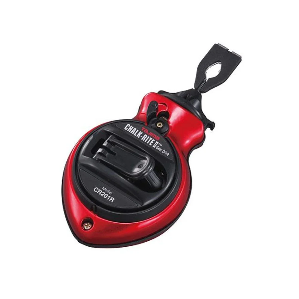 Tajima CR201R-PR Chalk-Rite II Extra Bold Snap Line, Metallic Red - Moutools