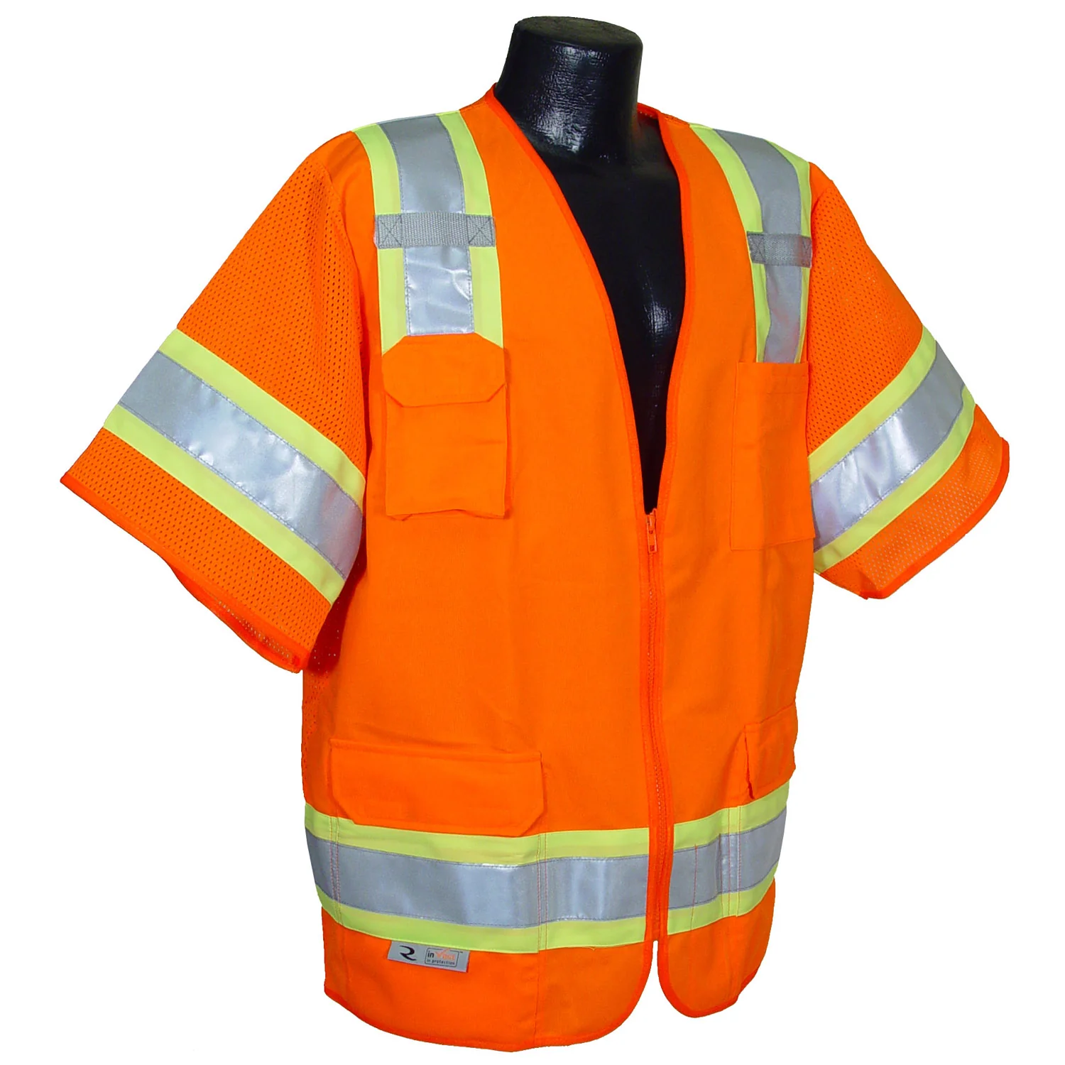 Radians SV63O3X 3XL Class 3 Surveyor Vest - Orange - Moutools