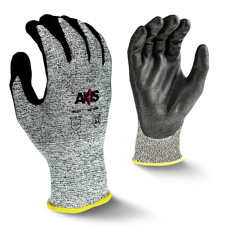Radians RWG555XL Axis Cut Protection Level A4 Work Glove, Extra Large - Moutools