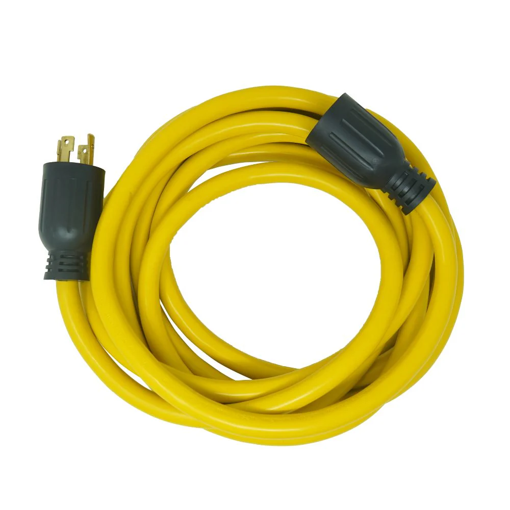 Southwire 65172840 10/4 STW L14-30 YELLOW TWIST LOCK EXTENSION CORD - Moutools