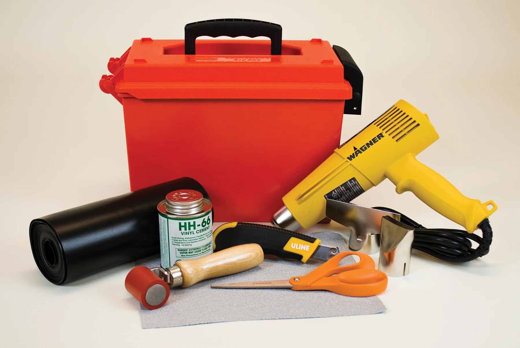 Justrite 28328 Modified PVC Coated Fabric Repair Kit - Moutools