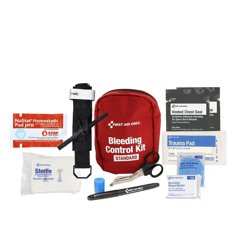 First Aid Only 91159 Bleeding Control Kit - Texas Mandate - Moutools