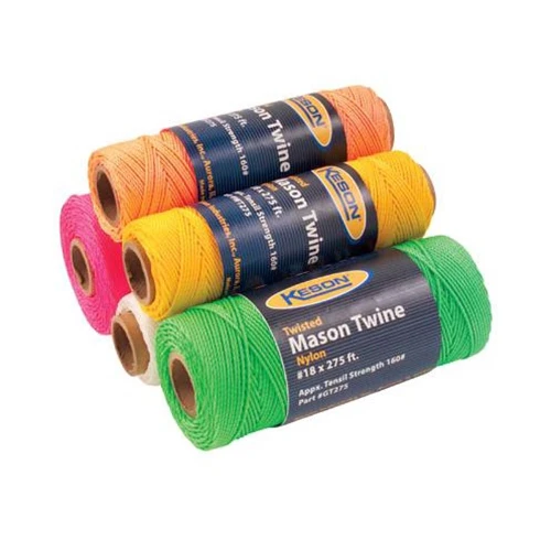 Keson PT545 #18 Twisted Nylon Mason Line (Pink)- 545 ft - Moutools