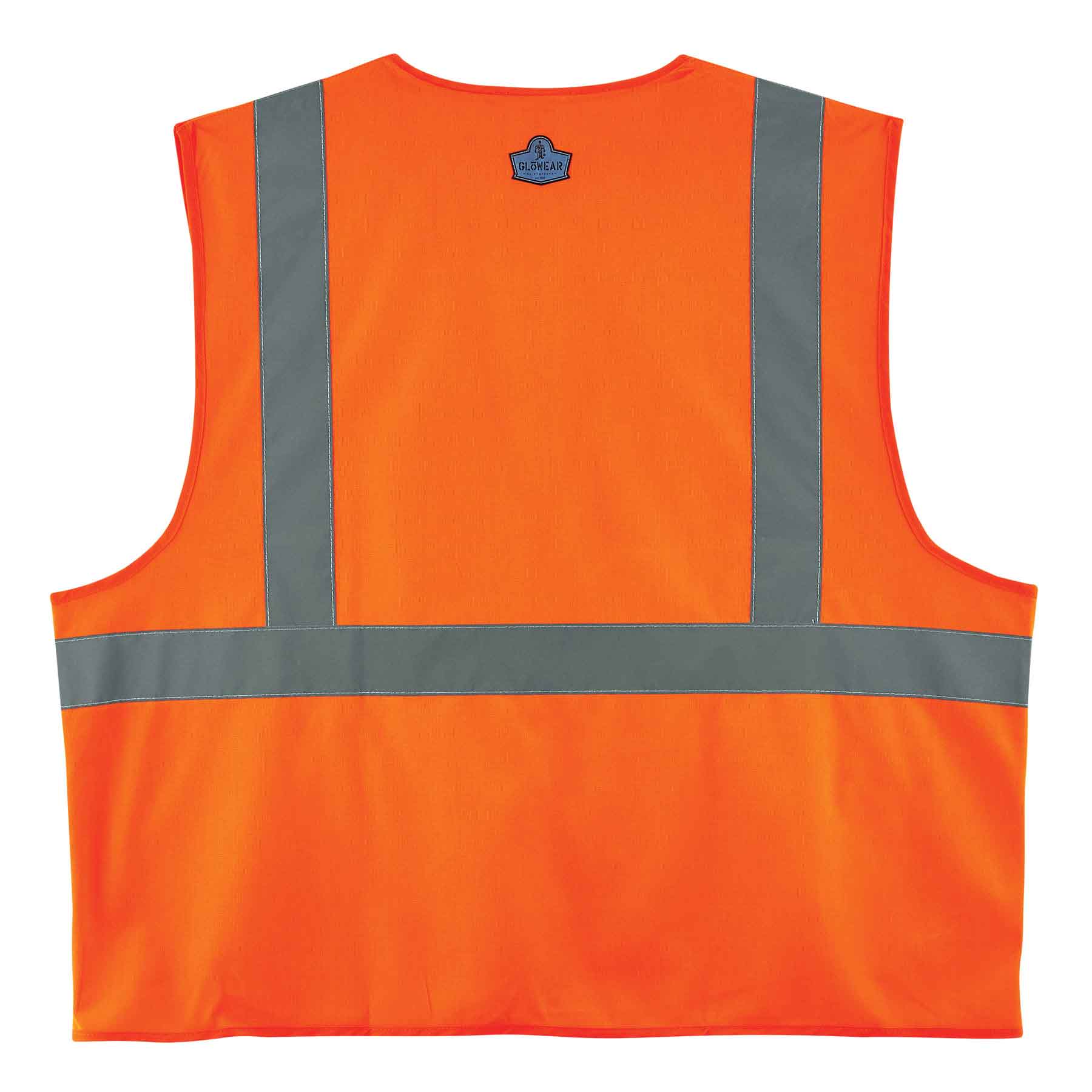 Ergodyne 21175 GloWear 8225HL Type R Class 2 Standard Solid Vest, Large/XL, HV Orange - Moutools